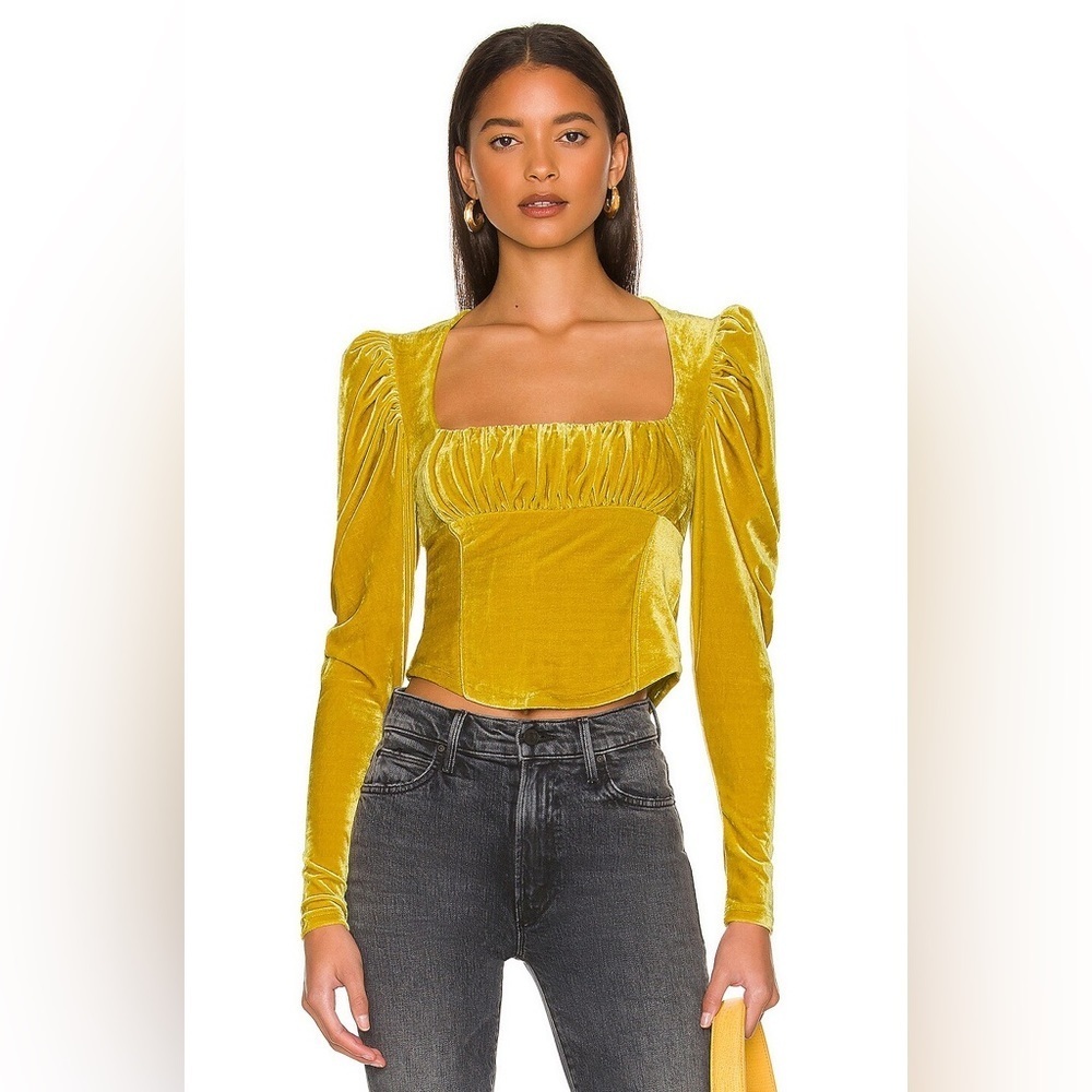 Free People X REVOLVE Hold Me Top in Glistening Gold
Size xs